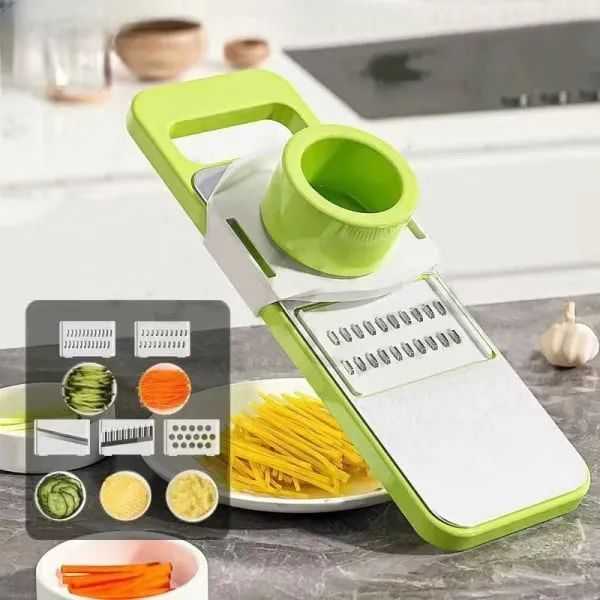5-in-1 Multifunctional Stainless Steel Vegetable Cutter
